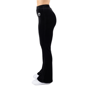 Pantalons en molleton pour femmes, longueur grande taille, jambes larges, pantalons de survêtement doux et confortables, vêtements de détente, taille élastique, bas décontractés - Product Image 4