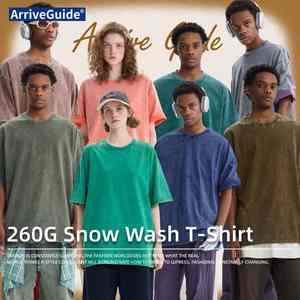 เสื้อยืดลายวินเทจฟอกสีแบบแอซิดวอช คุณภาพสูง เนื้อผ้าหนา 240 กรัม - Product Image 6