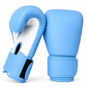 Gants de boxe personnalisés avec logo, gants d'entraînement Muay Thai MMA, gants de sparring en cuir de qualité supérieure, gants de boxe pour arts martiaux, vente en gros OEM - Product Image 4