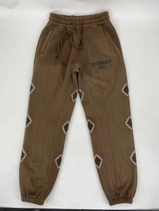 Survêtement d'hiver pour hommes Vêtements d'extérieur confortables en coton doux Motif solide Respirant Logo Imprimé Survêtement empilé Ensemble - Product Image 2