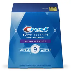 Crest 3D Whitestrips Brillantezza Bianco Kit di Sbiancamento Dei Denti
