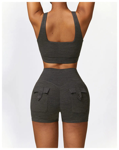 Soutien-gorge de sport sans couture à soutien moyen de haute qualité haut d'entraînement Gym Fitness entraînement Yoga soutien-gorge de sport - Product Image 6