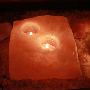 2025 meilleure vente de luxe rose himalayen carré sel bougie 100% pur écologique pour la nouvelle décoration de la maison bain Spa utiliser Pakistan - Product Image 2