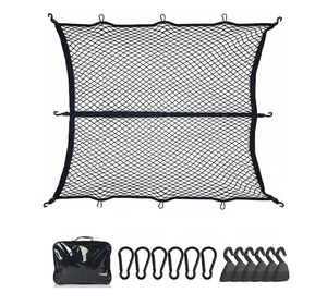 Organizador de Carga Resistente para Camionetas ODM/OEM con Mosquetones, Red de Carga para Camiones de Alta Calidad al por Mayor, Red Elástica para Maletero - Product Image 1