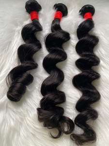 มัดผมคนจากกัมพูชา100% ผมดิบต่อ12A - Product Image 4