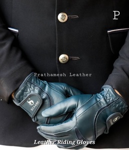 Gants d'équitation en cuir personnalisés Gants de style confortable de qualité supérieure pour hommes Gants souples d'extérieur parfaits pour un usage quotidien - Product Image 6