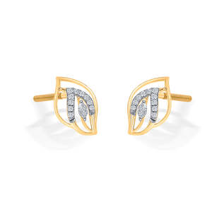 Boucles d'oreilles clous en or rose en forme de cœur pour femmes, plaquées or 14k 18k avec jade, zircon, moissanite et diamant - Product Image 4