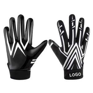 Guantes de fútbol americano totalmente personalizados Guantes de receptor de fútbol americano profesional de alta calidad - Product Image 4