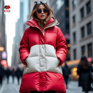 Chaqueta Acolchada para Mujer, Abrigo de Invierno Cálido con Cremallera Completa, Prenda Exterior Informal y Elegante para Uso Diario, Etiqueta de Color Personalizada - Product Image 3