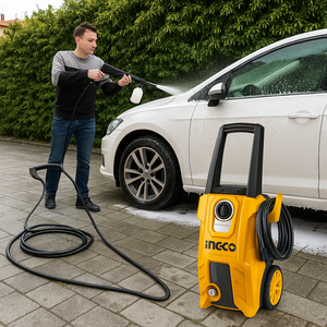 1800W 150bar điện cao áp máy giặt bao gồm bụi bẩn làm sạch phụ kiện - Product Image 4