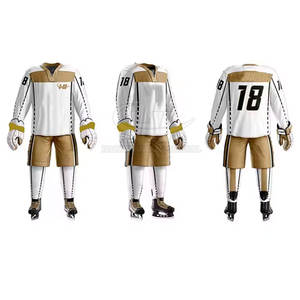 ชุดยูนิฟอร์มฮอกกี้น้ำแข็งโพลีเอสเตอร์ระบายอากาศได้ดี สัมผัสนุ่ม ขายดีที่สุด ราคาโรงงาน สำหรับผู้ชาย จำนวนมาก - Product Image 4