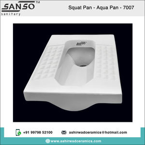 Distribuidor de calidad premium 100% Cerámica Estilo indio Squat Pan Inodoro Diseño moderno para compradores a granel - Product Image 2