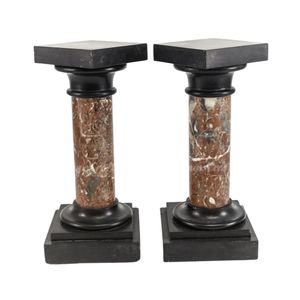 Socle en marbre vert artisanal, design personnalisé, durable, faible MOQ, colonne de présentation en pierre de luxe pour la décoration de jardin et de maison - Product Image 6