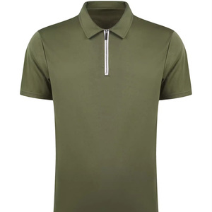Camiseta ajustada informal de verano 2024 para hombres europeos y americanos, Polo para hombres, camiseta de solapa de manga corta de color sólido - Product Image 1