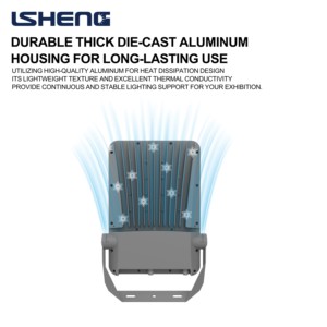 Không thấm nước IP66 pin công nghiệp dẫn đèn pha. Vườn ngoài trời nhà để xe nhà kho nhà máy. Lumen cao có thể điều chỉnh - Product Image 5