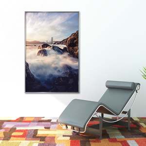 Silver 70 X 100cm Photo <b>Frame</b> <b>Poster</b> Display Stand - Product Image 1