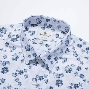 Aristino Camisa de vestir ajustada para hombre ALS17203 Mezcla de bambú Cuello mandarín Estilo de ropa de trabajo Transpirable Antiarrugas Secado rápido VENTA - Product Image 2