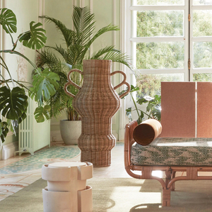 Vase en rotin tissé à la main de haute qualité durable respirant et polyvalent pour une utilisation intérieure et extérieure fabriqué au Vietnam - Product Image 2