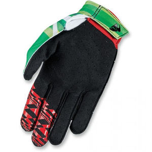 Gants de moto THOR S7 d'été demi-doigts à croix inversée pour Enduro, en cuir, polyester et coton, pour la protection sportive - Product Image 2