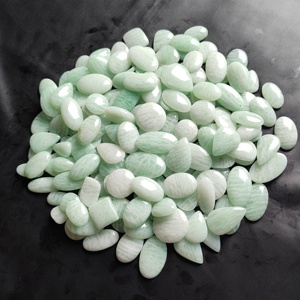 Amazonita 100% Natural, Gema Suelta de Alta Calidad AAAAA, Cabujón Hecho a Mano, Suministro al por Mayor para Joyería - Product Image 2