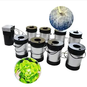 Circulating aeroponic system 8-barrel new atomized cultivation system Customized hydroponic barrel system for large projects