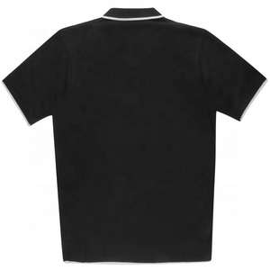 Polo Personalizado al por Mayor 2026, Polo de Manga Corta de Algodón Azul Marino de Alta Calidad, Transpirable, Elegante y Versátil - Product Image 3