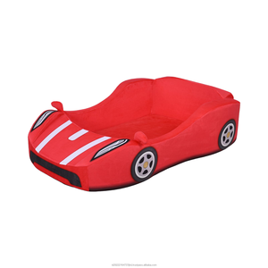 เตียงเด็กทรงรถแข่งโฟมนุ่มทันสมัย ดีไซน์ปลอดภัยสำหรับห้องเด็กเล็ก - Product Image 1