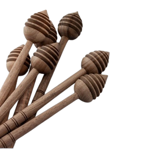 Palitos de madera para miel, cucharas de miel elegantes, palo de panal para tarro de miel, el mejor diseño de fabricación en India - Product Image 2
