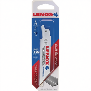 Lama per Sega <span class=keywords><strong>LENOX</strong></span> L.102mm B.19mm TPI 18 a 5 Fori - Product Image 2