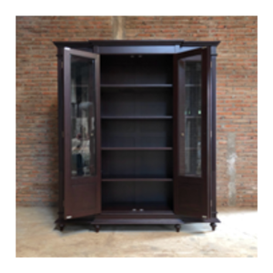 Classic Mahogany Clothing <b>Wardrobe</b> Durable Wooden <b>Storage</b> <b>Solution</b> for Homes Villas and Hotels - Product Image 1