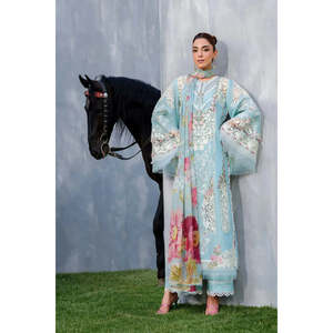ชุดสูทพรีเมียมสำหรับผู้หญิง Elaf Premium Luxury Lawn Edition 26 รุ่น ELH-5B ELYA-TC-1552 - Product Image 5