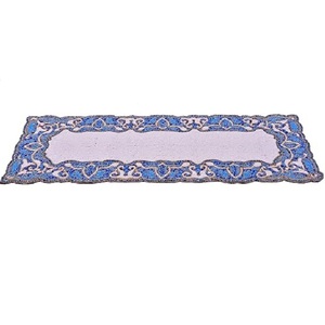 Personnalisation à chaud fabriqué en Polyester de forme irrégulière perle napperon maison Table à manger tapis décoratif ustensiles de cuisine tapis de produit - Product Image 6