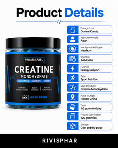 Caramelle Gommose Pre-Allenamento con Creatina per Adulti, Integratore per Crescita Muscolare ed Energia, 120 Pezzi, 1-2 al <span class=keywords><strong>Giorno</strong></span> - Product Image 2