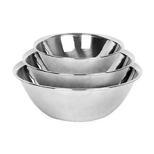 Eco friendly reusable stainless steel <b>bowls</b> <b>set</b> durable polished multipurpose kitchen prep cooking serving and mixing <b>bowls</b> - Product Image 5