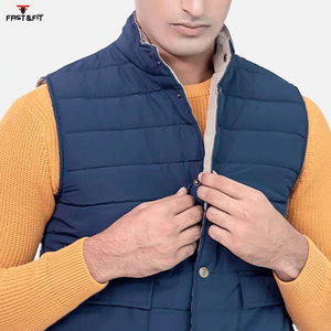 Nouveauté, design tendance, logo personnalisé imprimé, veste matelassée réversible respirante pour homme, différentes tailles - Product Image 6