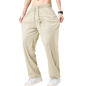 กางเกง2025มีกระเป๋าสำหรับผู้ชายเสื้อผ้าผู้ชายใส่กลางแจ้งกางเกงทำงานกีฬากางเกงขายาวทรงหลวมลำลองระบายอากาศได้ดี - Product Image 1