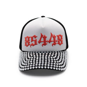 หมวกทรูเกอร์สำหรับผู้ใหญ่หมวกตาข่ายพิมพ์โลโก้ออกแบบได้ตามต้องการ - Product Image 1