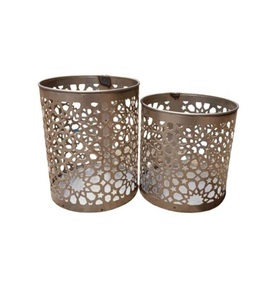 ชุดโคมไฟเหล็กแขวน2ชิ้นพร้อมขัดเงาสำหรับตกแต่งบ้านโคมไฟแขวนโลหะ - Product Image 6