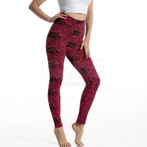 Nouvelle Arrivée 2025 – Leggings de Yoga Taille Moyenne Unis en Sublimation, Spandex/Polyester Respirant et Séchage Rapide – Prix de Gros - Product Image 1