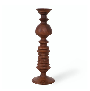 Acacia Wood Creative <b>Candle</b> Holder Wood Craft Vintage Wooden <b>Tea</b> Light <b>Candle</b> Holder for Home Restaurant Items - Product Image 4