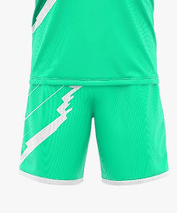 Kit de fútbol de sublimación completa personalizado para hombres y mujeres, camiseta de fútbol cómoda de tela ligera suave, 100% poliéster - Product Image 3