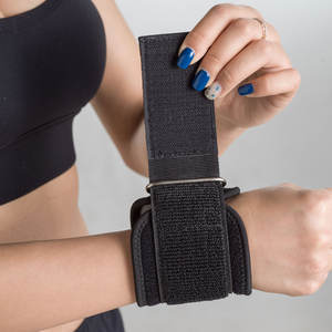 Correas de Gimnasio para Hombre, Muñequeras de Spandex para Levantamiento de Pesas con Acolchado de Neopreno para Peso Muerto y Levantamiento de Potencia - Product Image 5