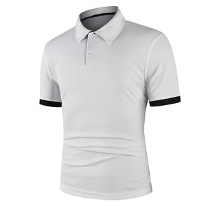 Vente en gros de polos de golf personnalisés, vêtements de polo d'uniforme d'affaires à manches courtes, t-shirt polo personnalisé pour hommes, t-shirts avec broderie - Product Image 5