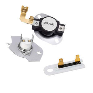 197XP Bimetal Dryer Thermostat <b>Kit</b> Replacement for W10900067 WP3392519 <b>Electric</b> Power Source for Household Use - Product Image 1