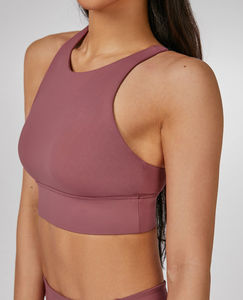 Sujetador Deportivo Transpirable con Logotipo OEM Personalizado, para Mujer, Talla Grande, Sin Costuras, de Algodón y Elastano, Disponible para Todas las Temporadas - Product Image 4