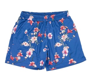 Shorts de basket-ball en maille polyester de haute qualité, respirants, à double couche, tricotés, sublimation intégrale - Product Image 1