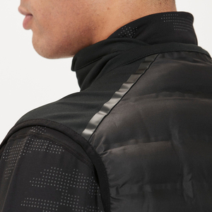Chaleco cálido informal de invierno para hombre, transpirable y resistente al viento, cierre de cremallera Reversible, acolchado, sin mangas, ropa exterior de poliéster - Product Image 6