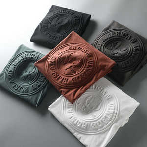 T-shirt surdimensionné imprimé bouffant pour hommes OEM T-shirt Streetwear en coton personnalisé Conception 3D Fournisseur d'usine - Product Image 1