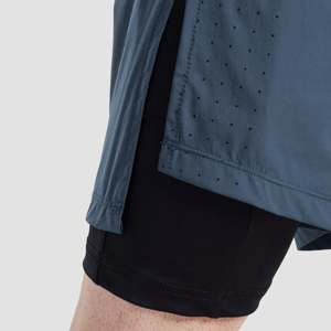กางเกงบาสเก็ตบอล Elite Fit Active สีเทาเข้ม ไซส์ XXS กางเกงกีฬาออกกำลังกาย รูดเชือกผูกเอว ผลิตจากผ้าโพลีเอสเตอร์ถักผสมสแปนเด็กซ์ พร้อมโลโก้ - Product Image 5
