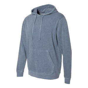 Sudadera con capucha con doble capa Vintage para hombre personalizada lavada con ácido y desteñida al sol, jersey de calle con cuerdas de forro polar de algodón en blanco para invierno - Product Image 3